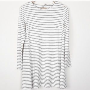 ASOS black/white striped dress